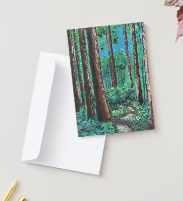 Enchanted Path Greeting Card