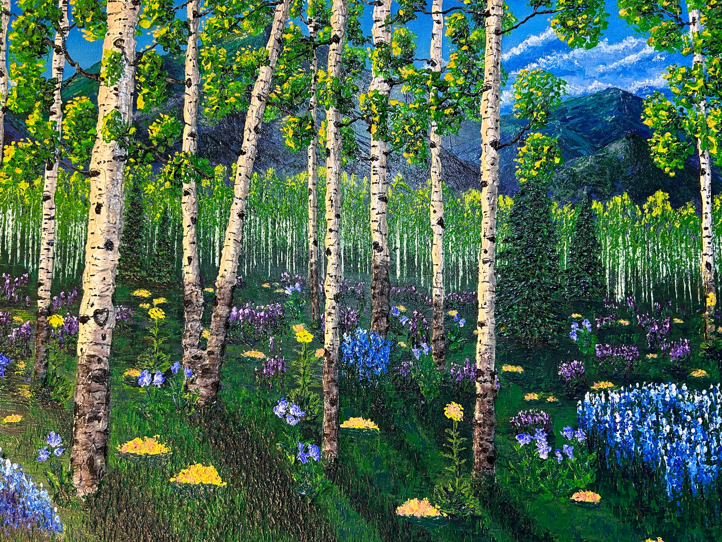 A Walk in the Aspens Greeting Cards - 4 pack