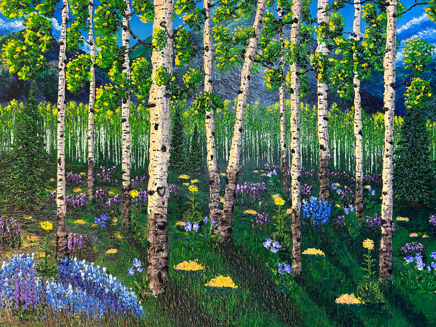 A Walk in the Aspens Greeting Cards - 4 pack