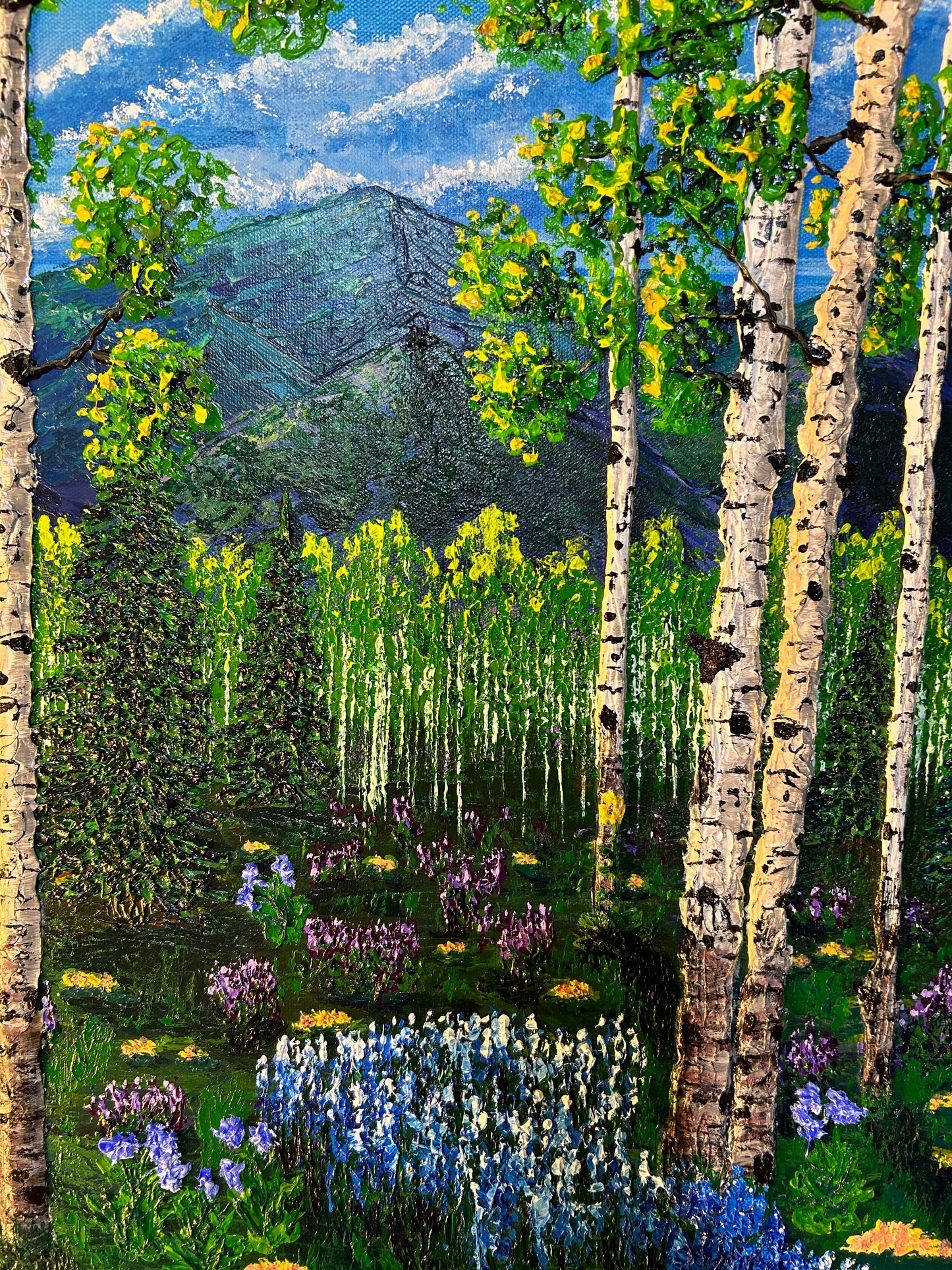 A Walk in the Aspens Greeting Cards - 4 pack