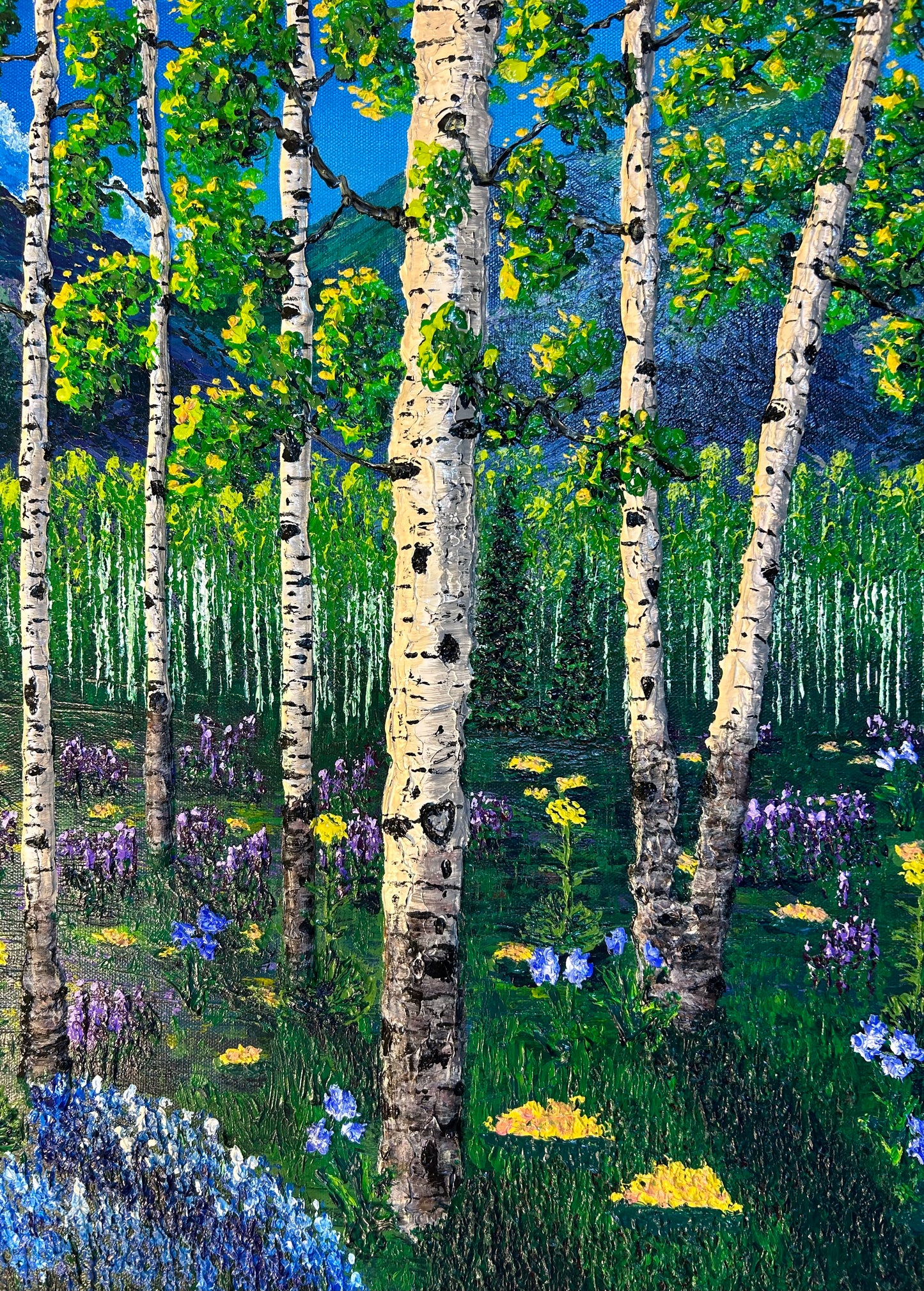 A Walk in the Aspens Greeting Cards - 4 pack