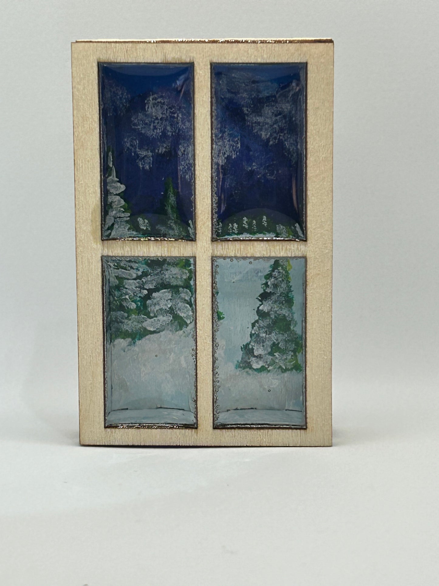 Ornaments - "Nature's Window" -Hand-Painted