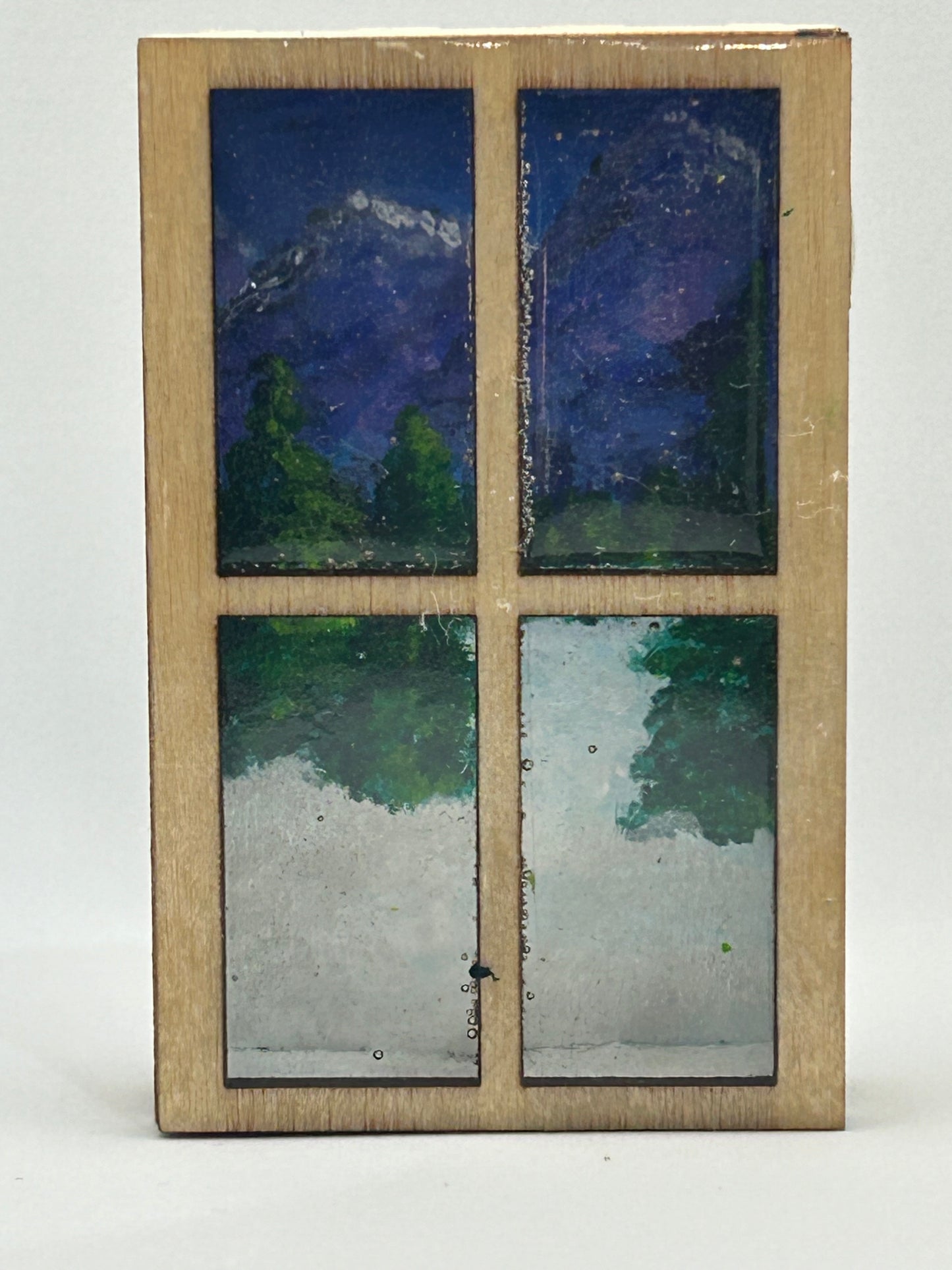 Ornaments - "Nature's Window" -Hand-Painted