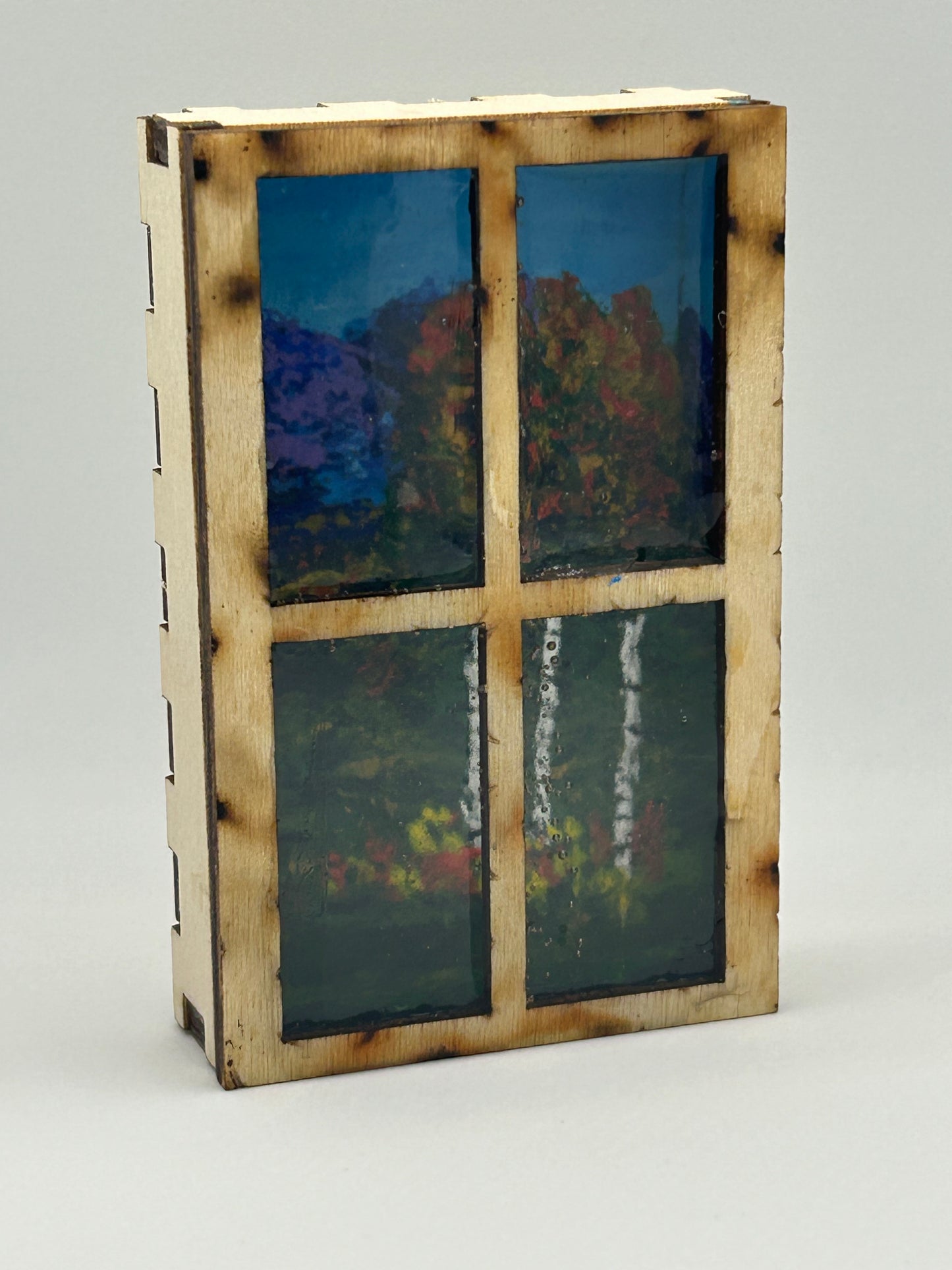 Ornaments - "Nature's Window" -Hand-Painted