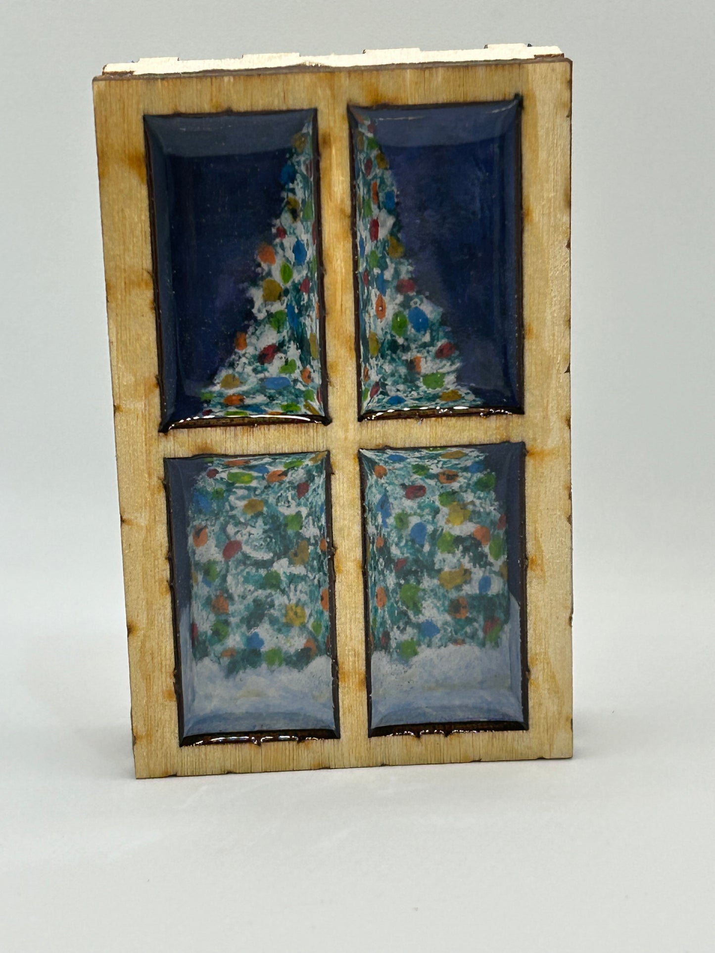 Ornaments - "Nature's Window" -Hand-Painted