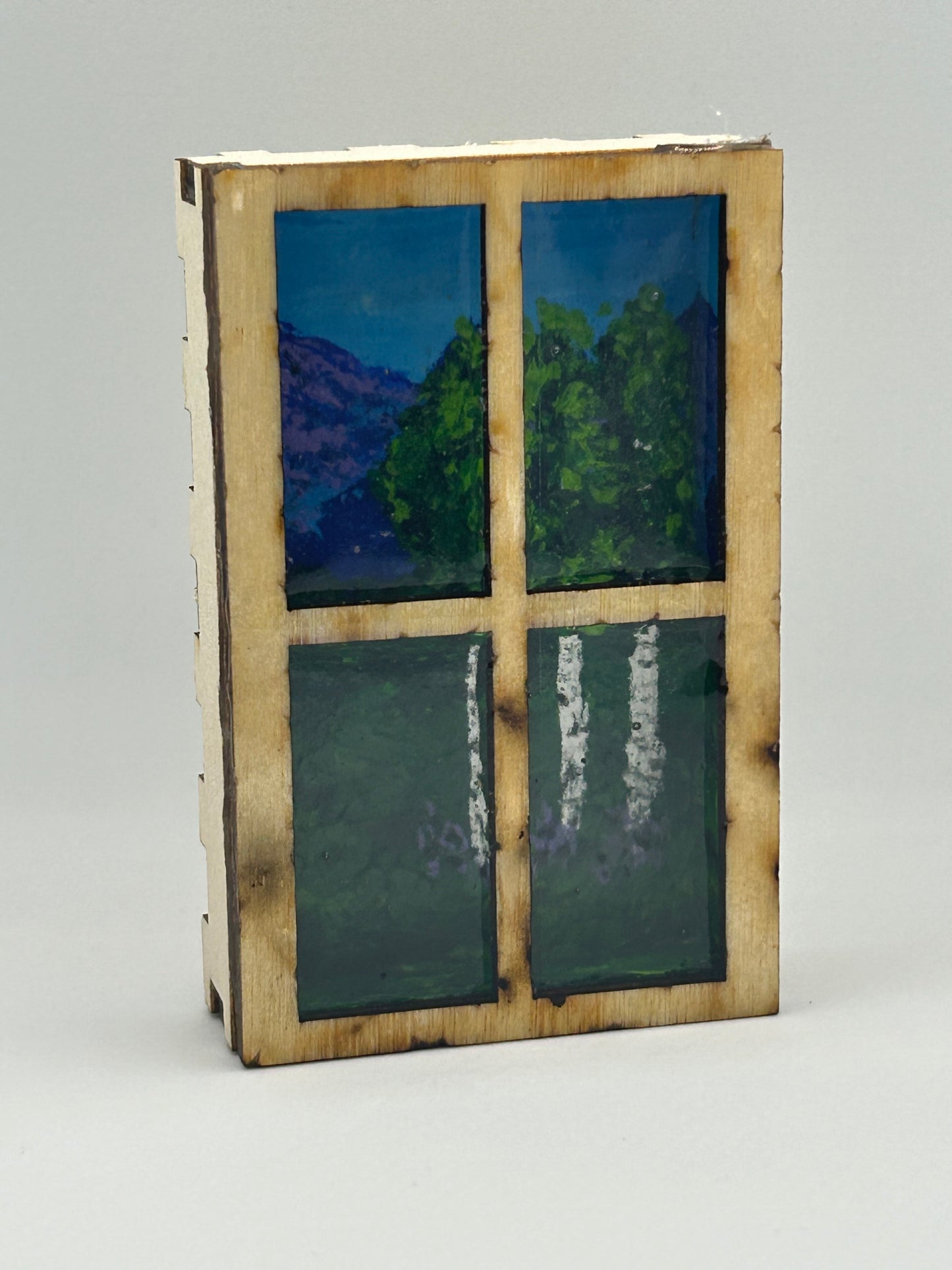 Ornaments - "Nature's Window" -Hand-Painted