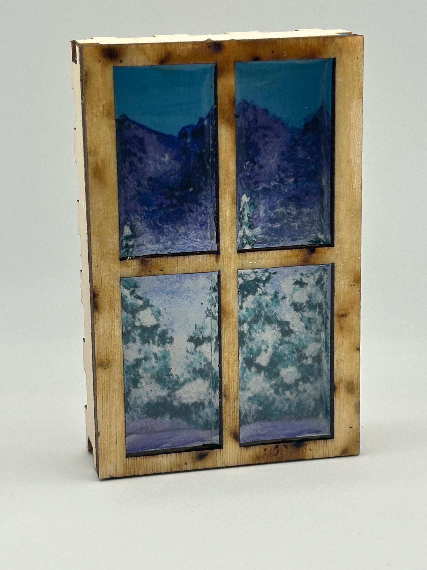 Ornaments - "Nature's Window" -Hand-Painted