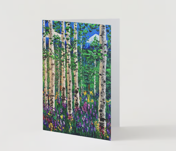 Spring Aspen 5" x 7" Greeting Card