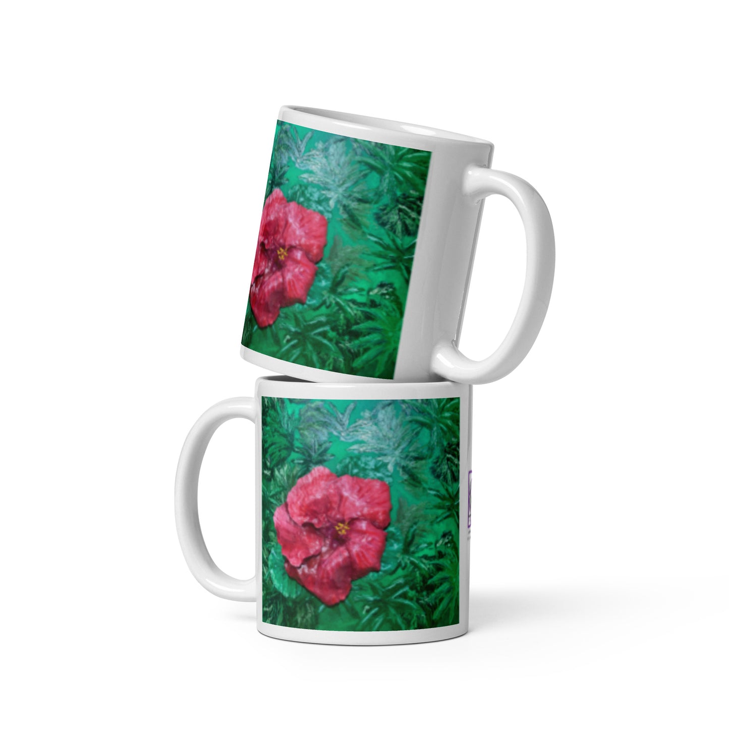 Red Hibiscus Mug