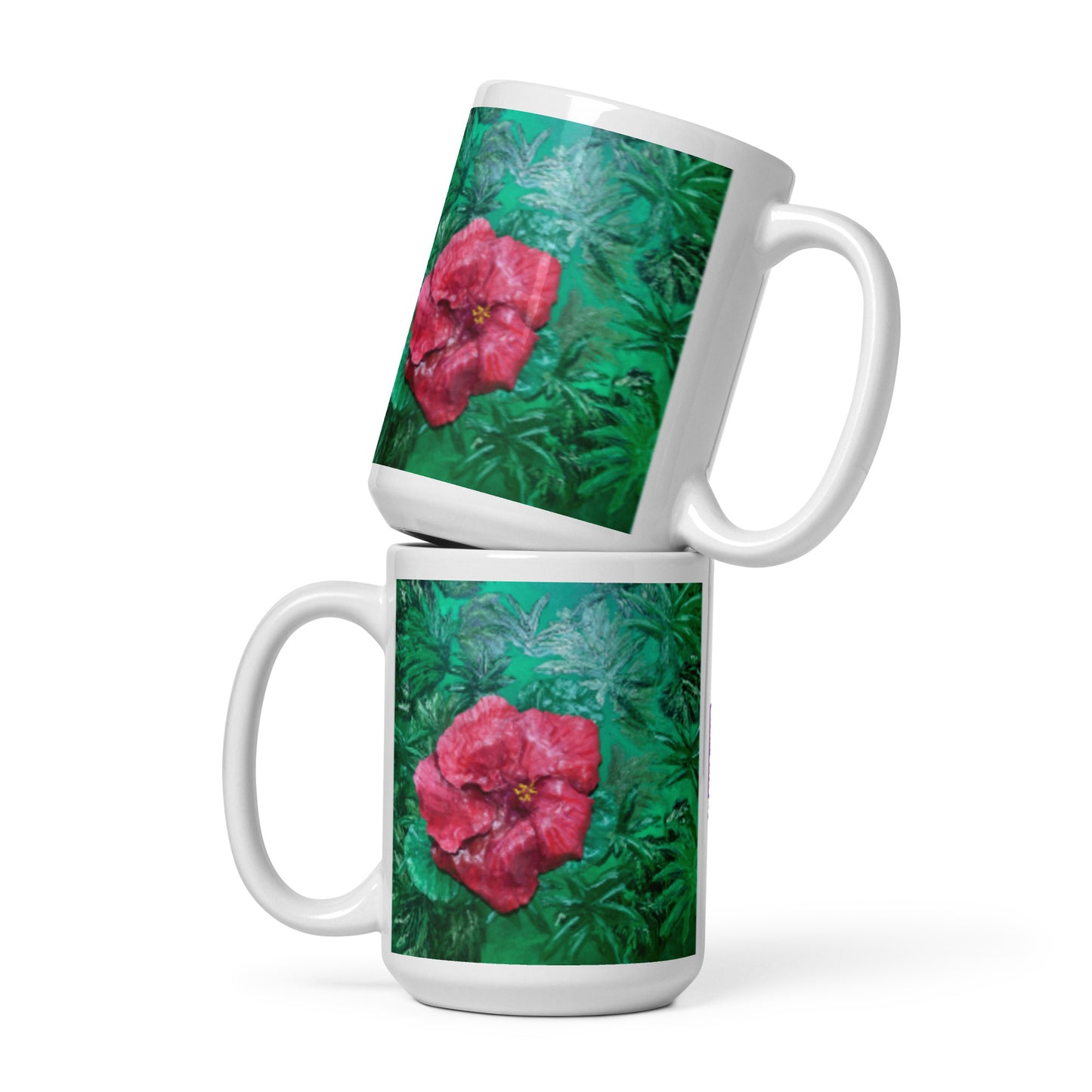 Red Hibiscus Mug