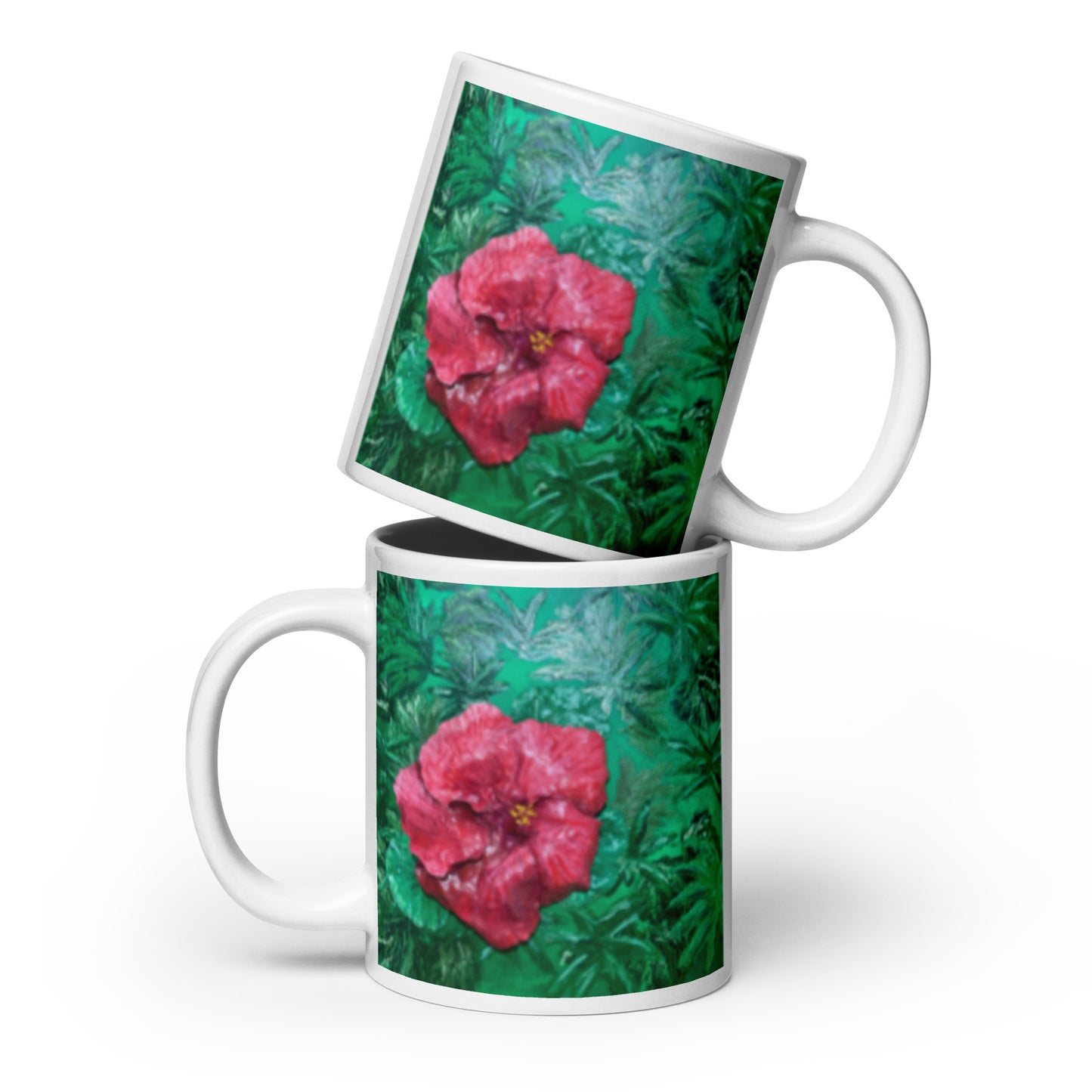 Red Hibiscus Mug