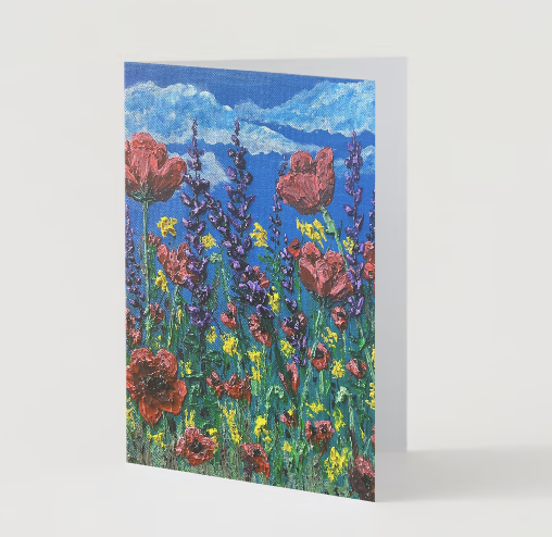 Poppy Paradise 5" x 7" Greeting Card